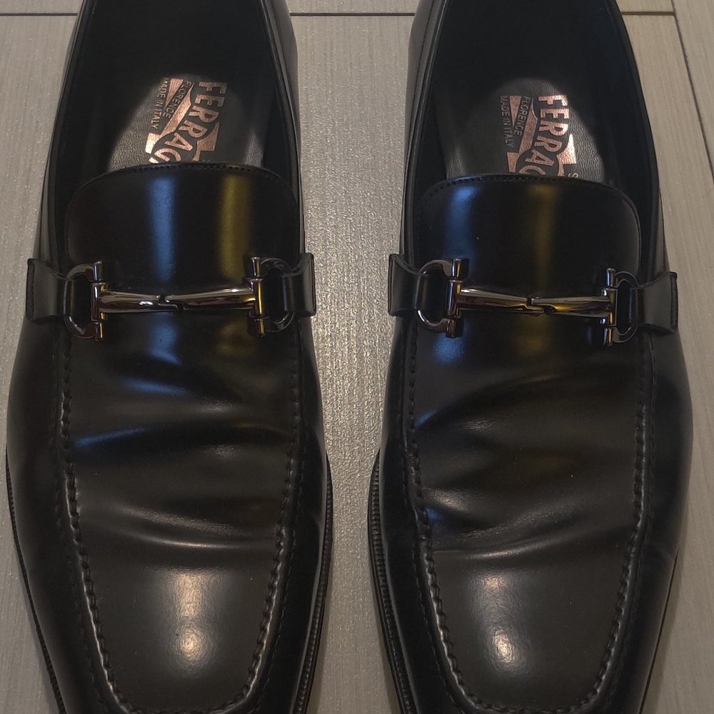 Salvatore Ferragamo Nero Calf